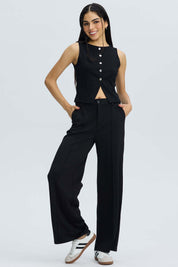 Blazer Mujer Gillette Botones Negro Negro / XL