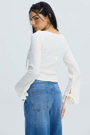 Polera Mujer Tiras Crudo Blanco / XL