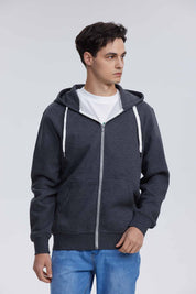 Polerón Hombre Básico Hoodie Marengo