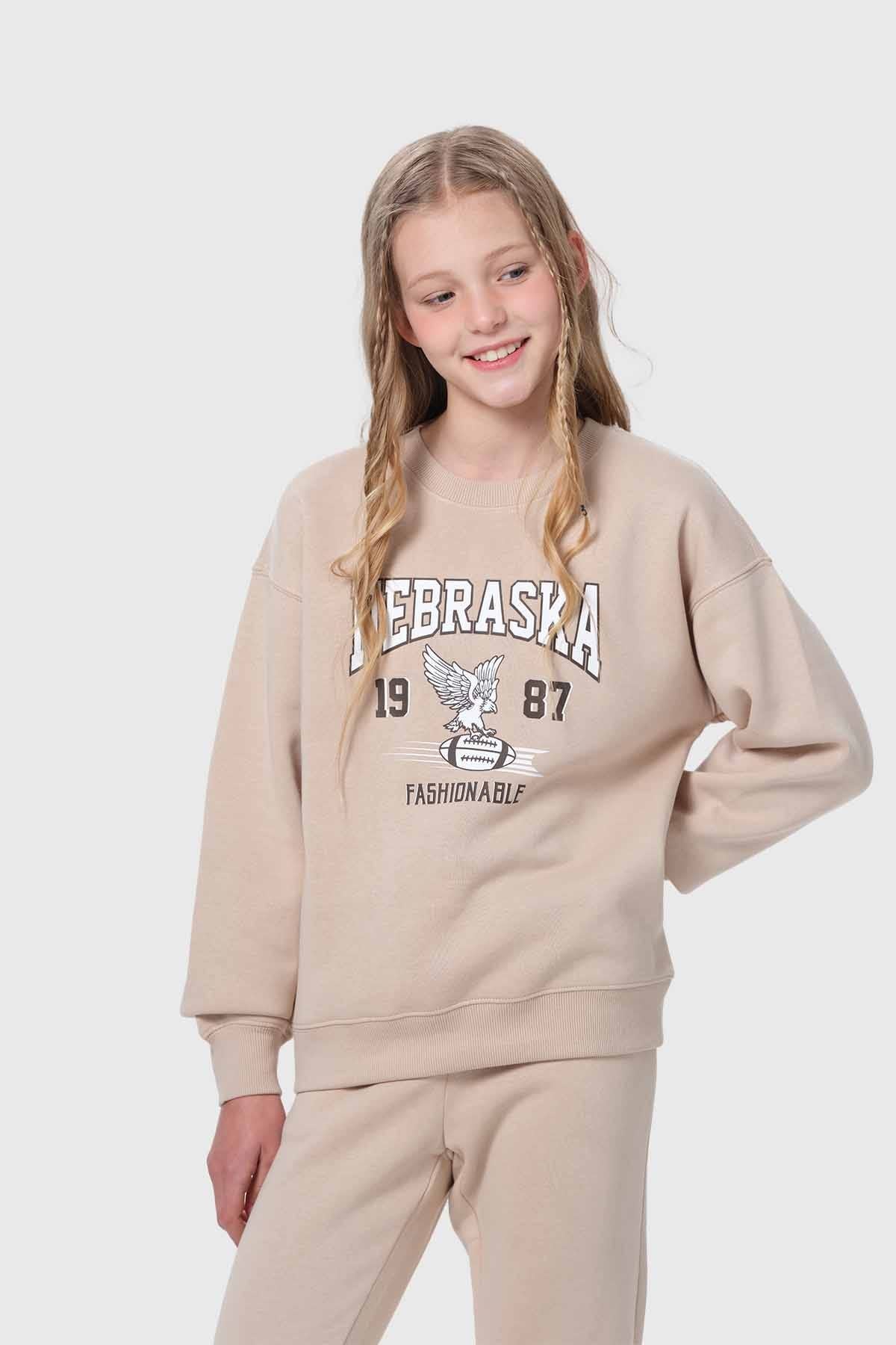 POLERÓN NIÑA BÁSICO BEIGE I