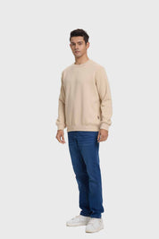 Polerón Hombre Básico Beige