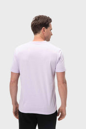 Polera Hombre Casual Básica Lavanda