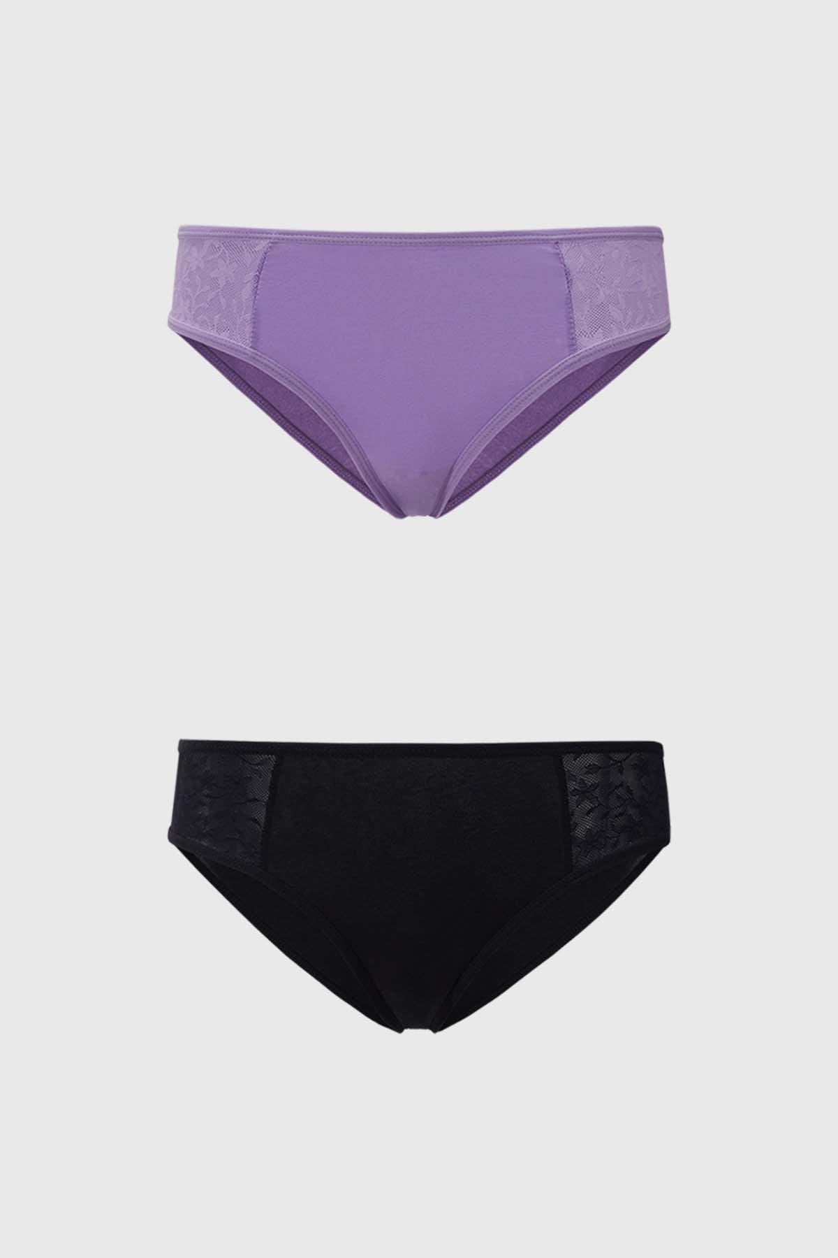 Calzón Mujer Bipack Pantaleta Negro
