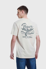 Polera Hombre Doble Print Beigei