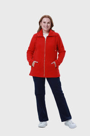 Polar Mujer Básico Rojo