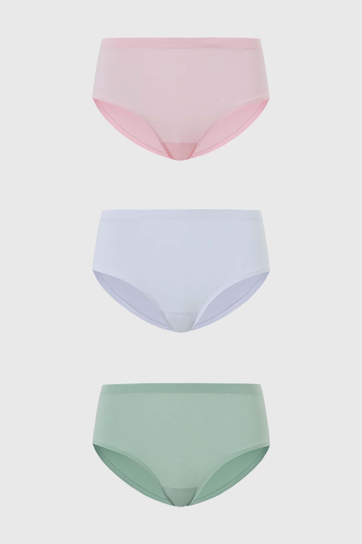 Calzón Mujer Pantaleta Tripack Palo Rosa