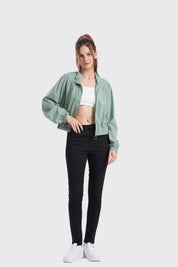 Chaqueta Mujer Cortaviento Verde
