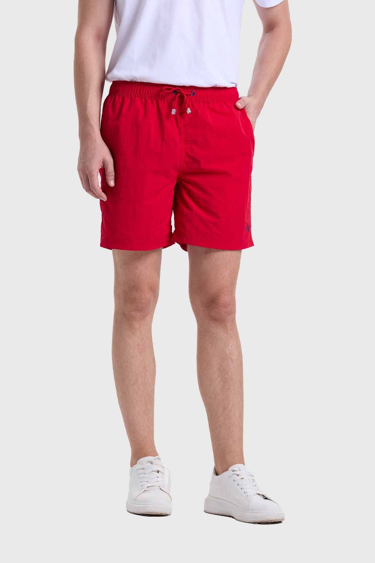 Short De Baño Hombre Rojo V
