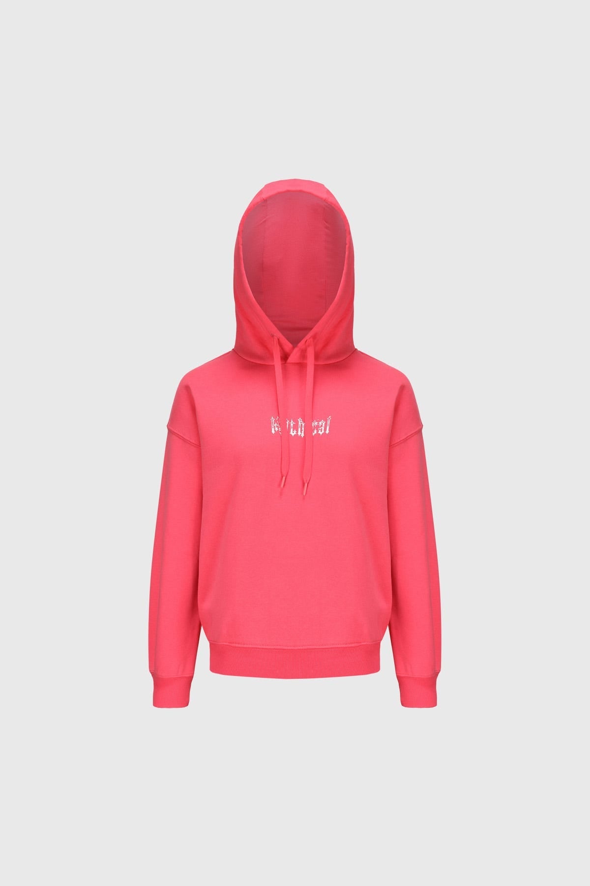 Polerón Niña Oversize Print Coral