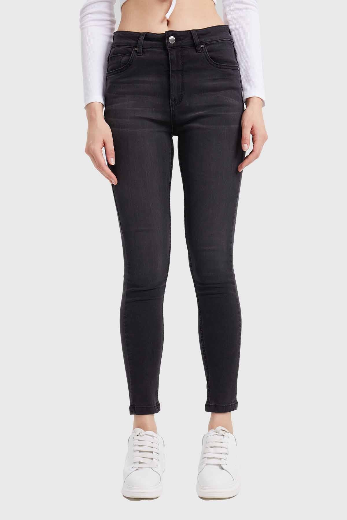 JEANS MUJER SUPER SKINNY ESTELA NEGRO