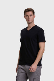 Polera Hombre Casual Básica Negro
