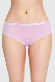 CALZÓN MUJER DEPORTIVO SHORT LISO COSTURA LILA