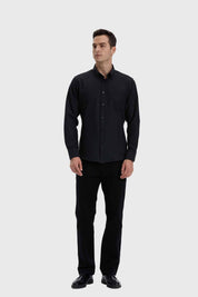 Camisa Hombre Oxford Negro