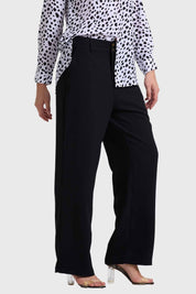 Pantalón Mujer Semi Recto Negro