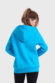 Polerón Mujer Hoodie Azul
