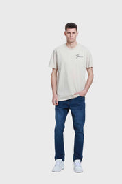 Polera Hombre Doble Print Beigei