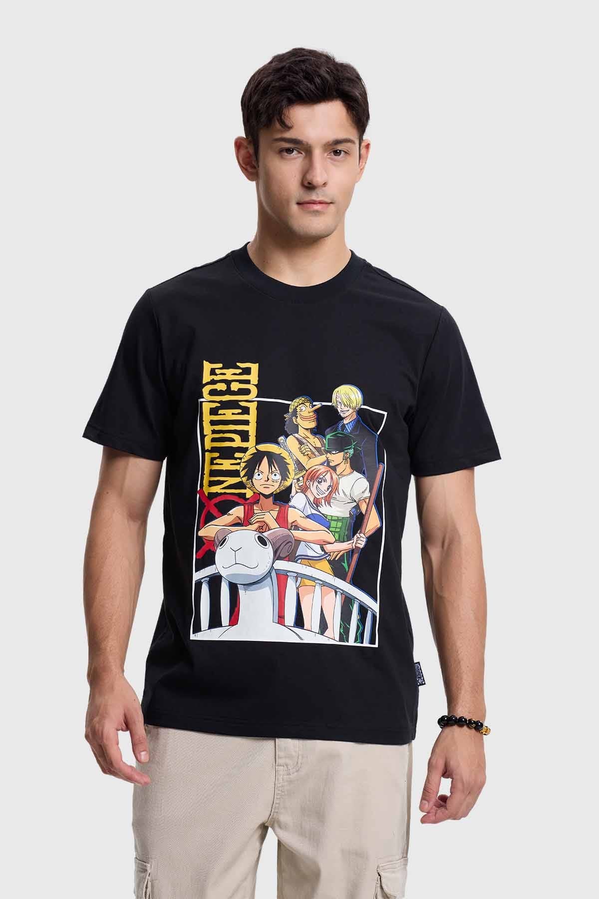 POLERA HOMBRE ONE PIECE NEGRO
