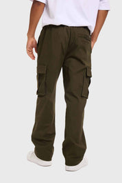 Pantalón Hombre Jogger Cargo Verde