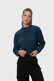 Sweater Mujer Chenille Verde