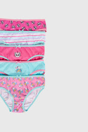 Calzón Niña 5Pack Print Rosado