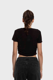Polera Mujer Malla Negro