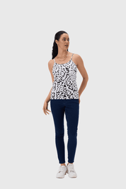 Polera Mujer Pabilo Print Blanco
