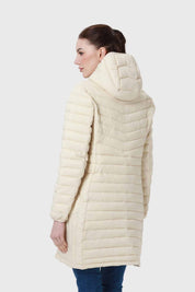 Parka Mujer Modelo Largo Beige