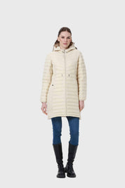 Parka Mujer Modelo Largo Beige