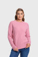 Sweater Mujer Textura Malva