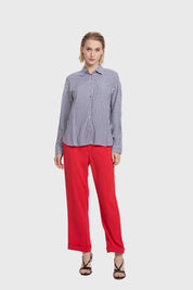 Blusa Mujer Abotonada Negro