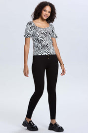 Blusa Mujer Manga Globo Panal Espalda Blanco Blanco / XXL