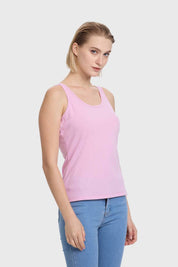 Polera Mujer Pabilo Rib Rosado