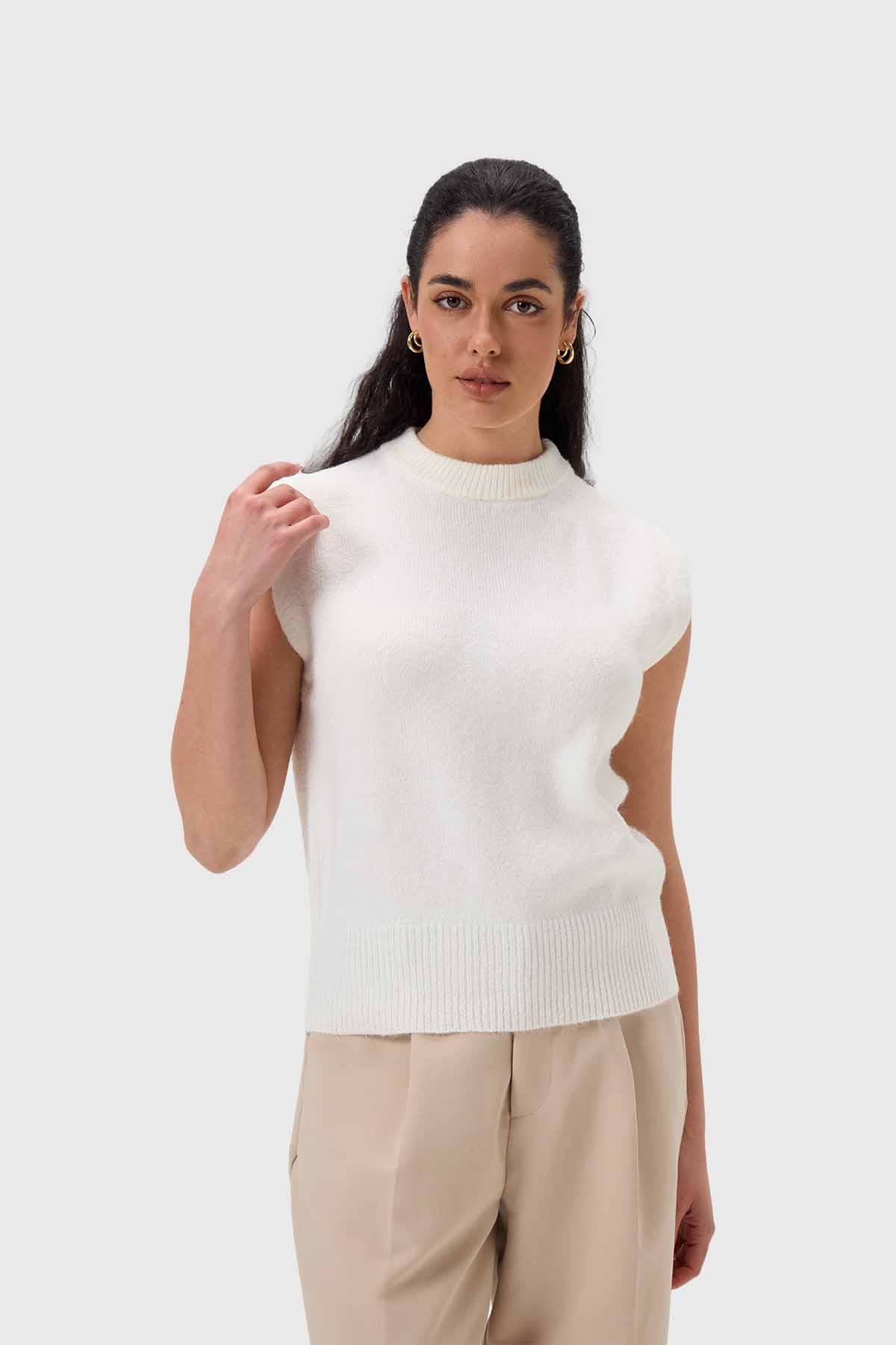 Sweater Mujer Crudo