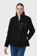Polar Mujer Tipo Chaqueta Puffa Negro