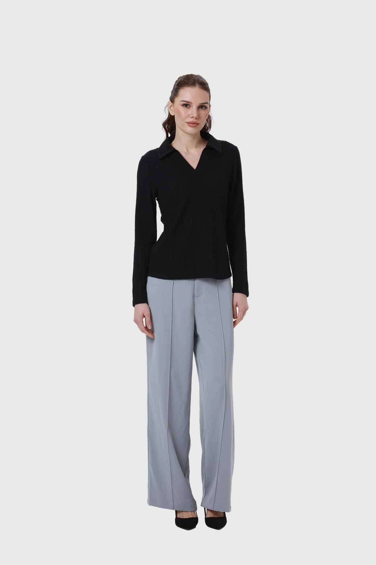 Polera Mujer Camman Rib Negro