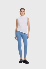 Polera Mujer C/Basta En Punta Crudo