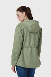 Chaqueta Mujer Gamuza Verde