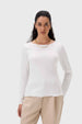 Polera Mujer Rib Crudo