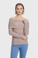 Polera Mujer C/Bardot Doblado Arena