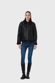 Chaqueta Mujer Aviador Negro