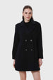 Abrigo Mujer Paño Negro