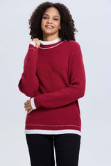 Sweater Mujer Rojo