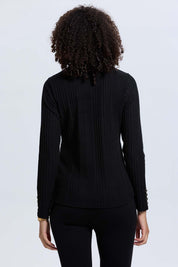 Polera Mujer Camman de Rib Lisa Negro