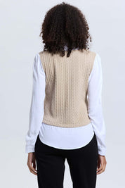 Sweater Mujer Casual Blusa Beige