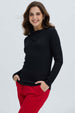 Sweater Mujer Casual Negro Negro / XXL