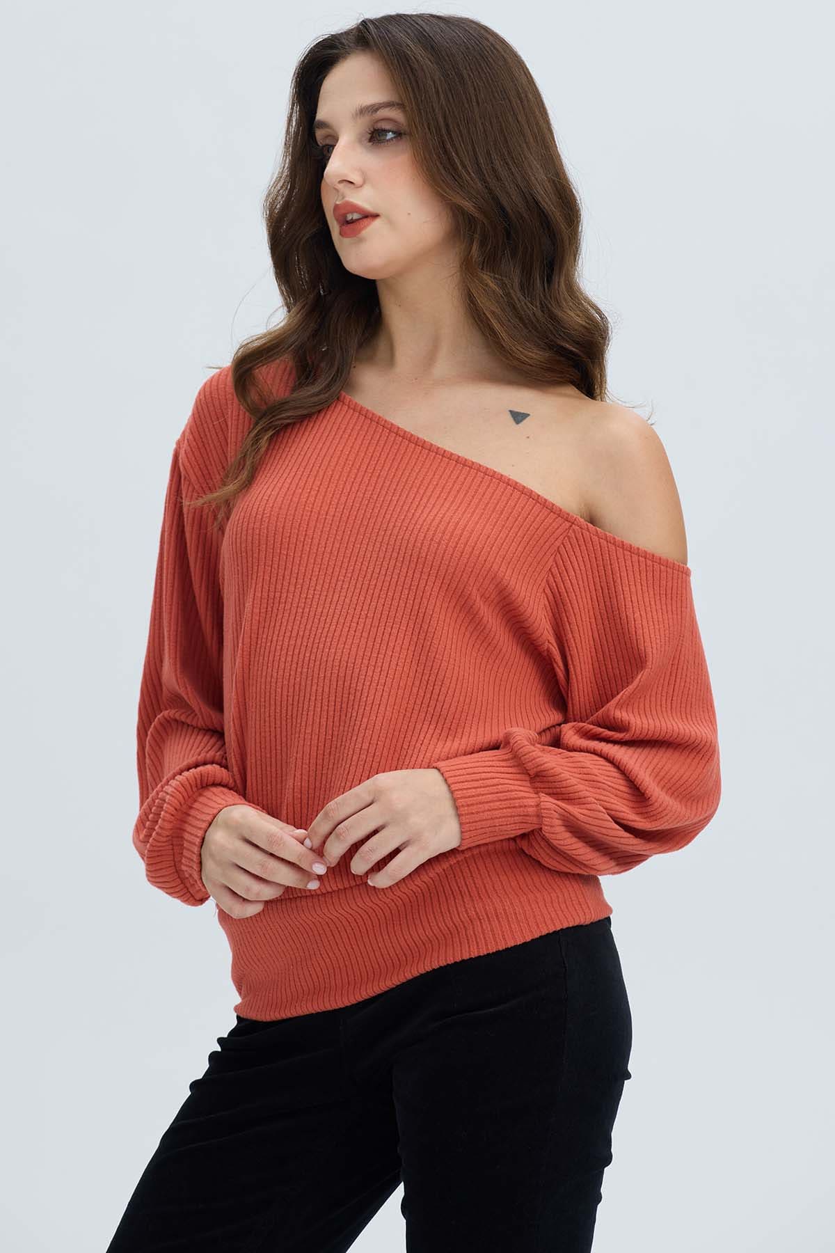 Sweater Mujer Asimé Terracota Rojo / XXL