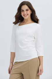 Polera Mujer Detalle Hombre Crudo