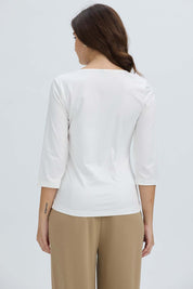 Polera Mujer Detalle Hombre Crudo