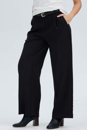 Pantalón Mujer Sastrero Sin Pretina Negro