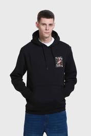 Polerón Hombre Hoodie Print Negro